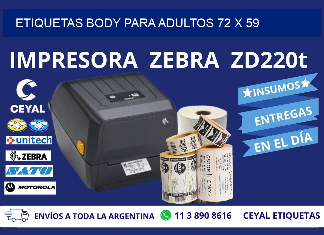 ETIQUETAS BODY PARA ADULTOS 72 x 59
