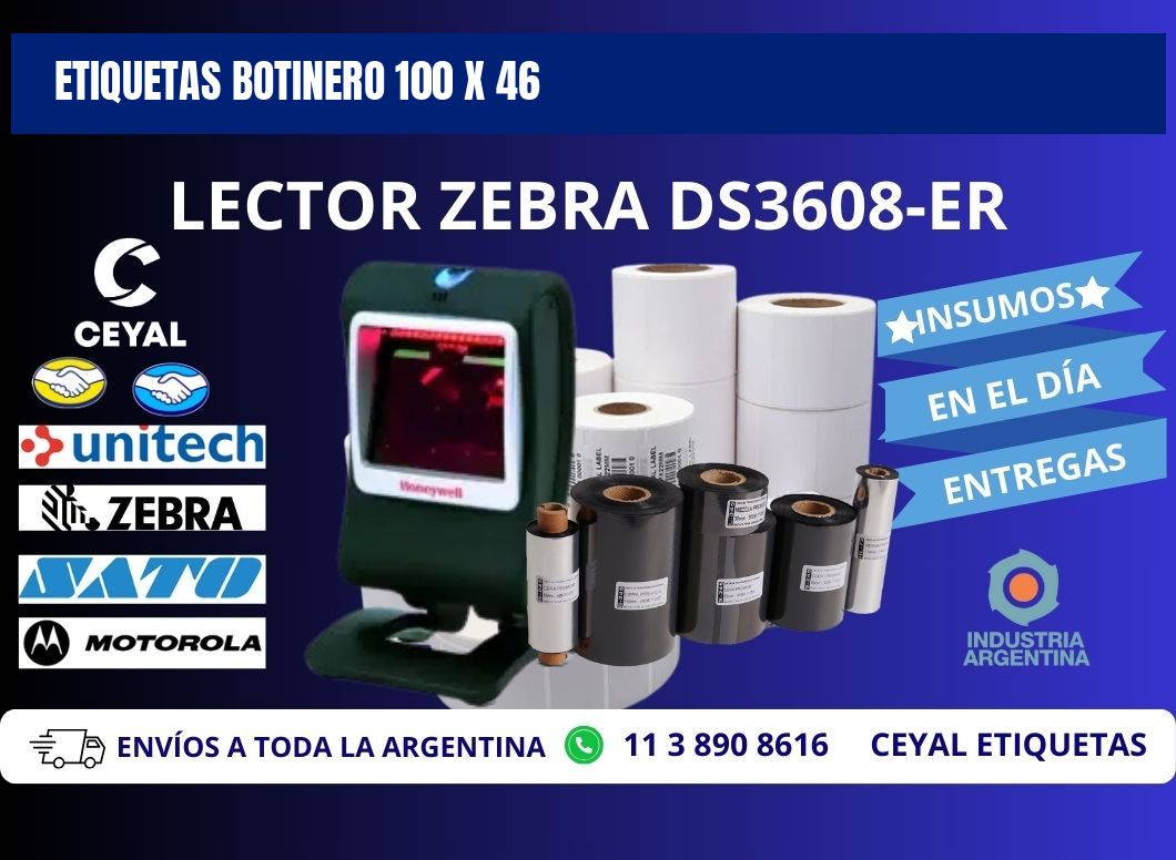 ETIQUETAS BOTINERO 100 x 46