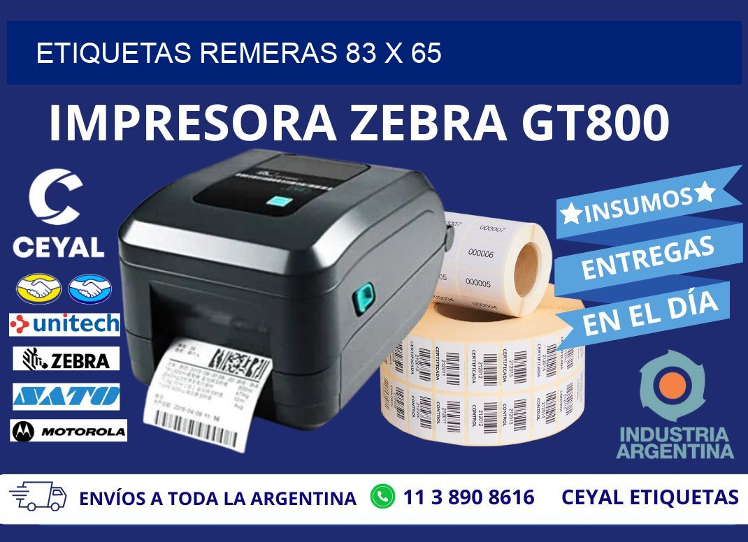 ETIQUETAS REMERAS 83 x 65