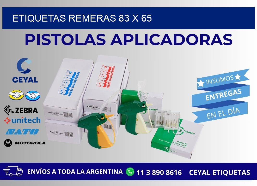 ETIQUETAS REMERAS 83 x 65