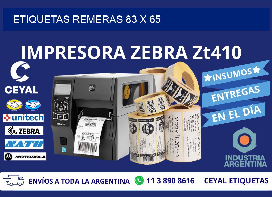 ETIQUETAS REMERAS 83 x 65