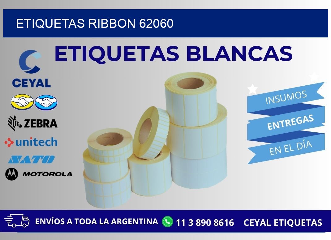 ETIQUETAS RIBBON 62060