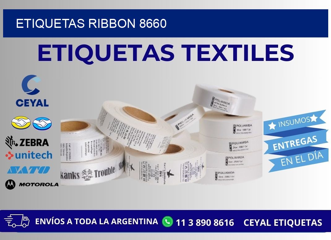 ETIQUETAS RIBBON 8660