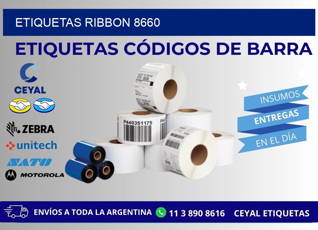 ETIQUETAS RIBBON 8660