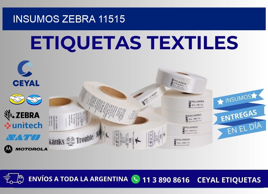INSUMOS ZEBRA 11515