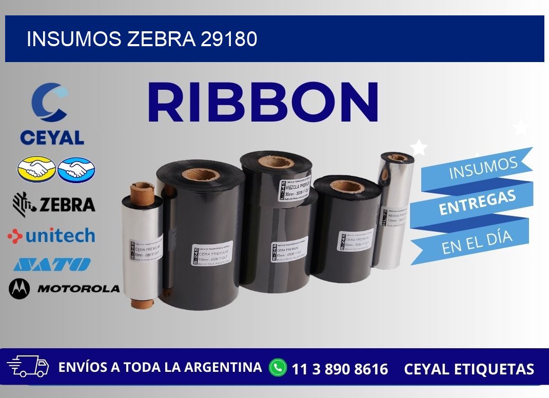 INSUMOS ZEBRA 29180