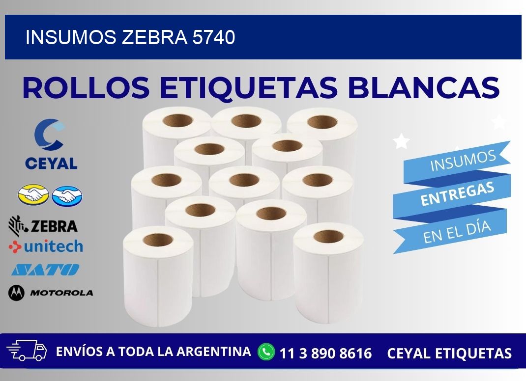 INSUMOS ZEBRA 5740