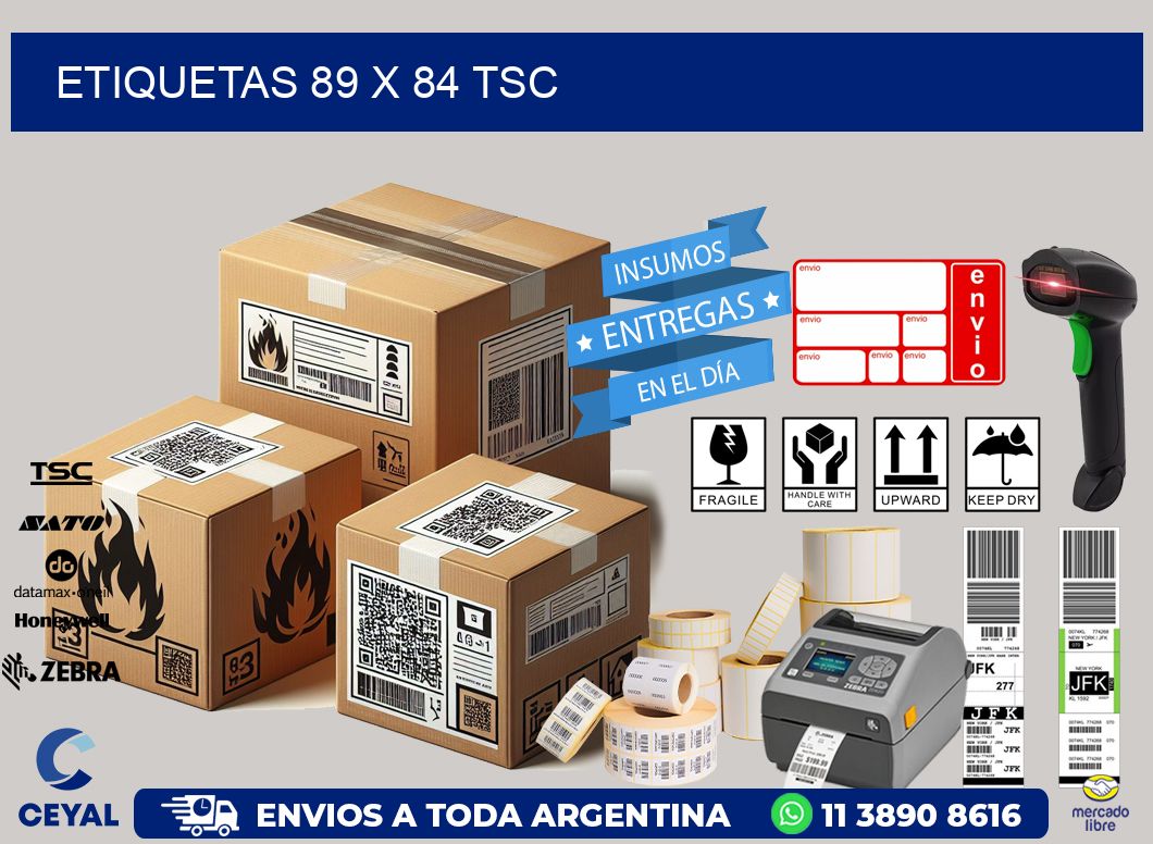 ETIQUETAS 89 x 84 TSC