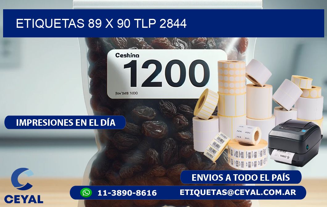 ETIQUETAS 89 x 90 TLP 2844