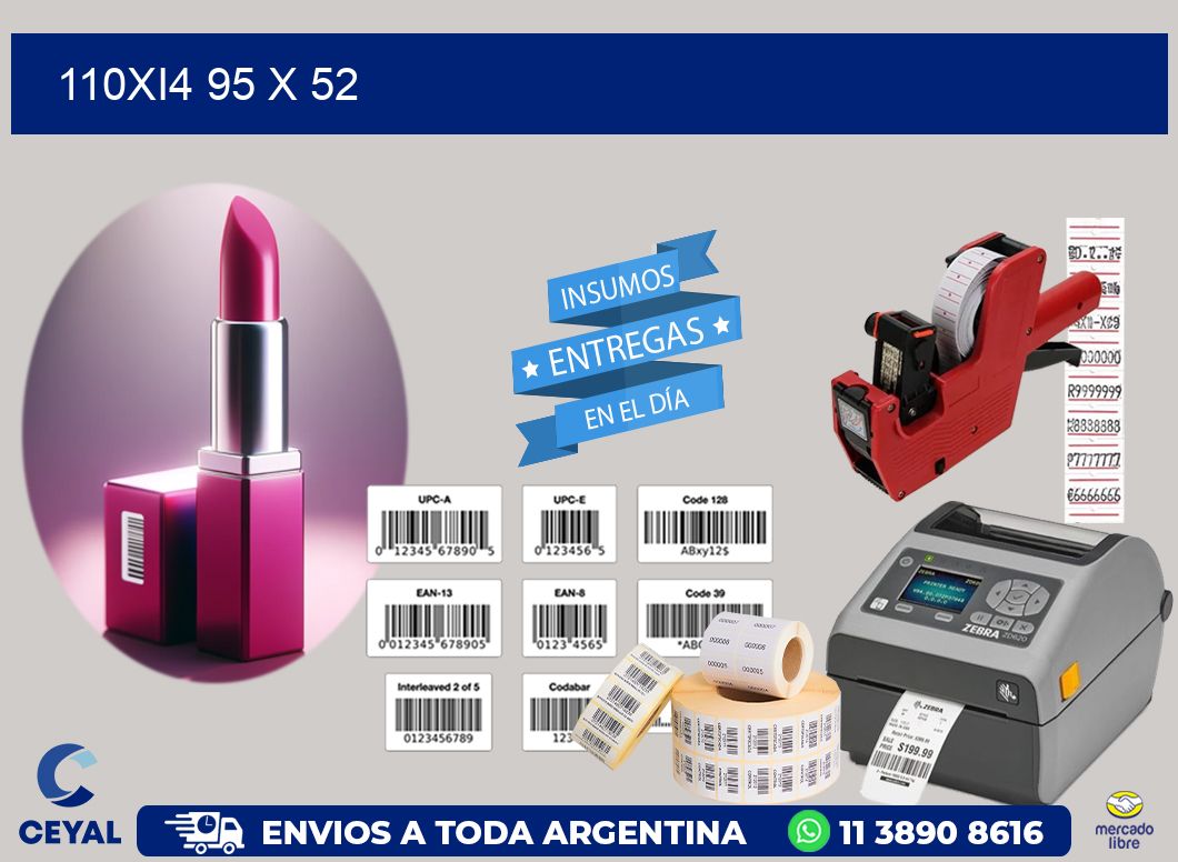 110Xi4 95 x 52