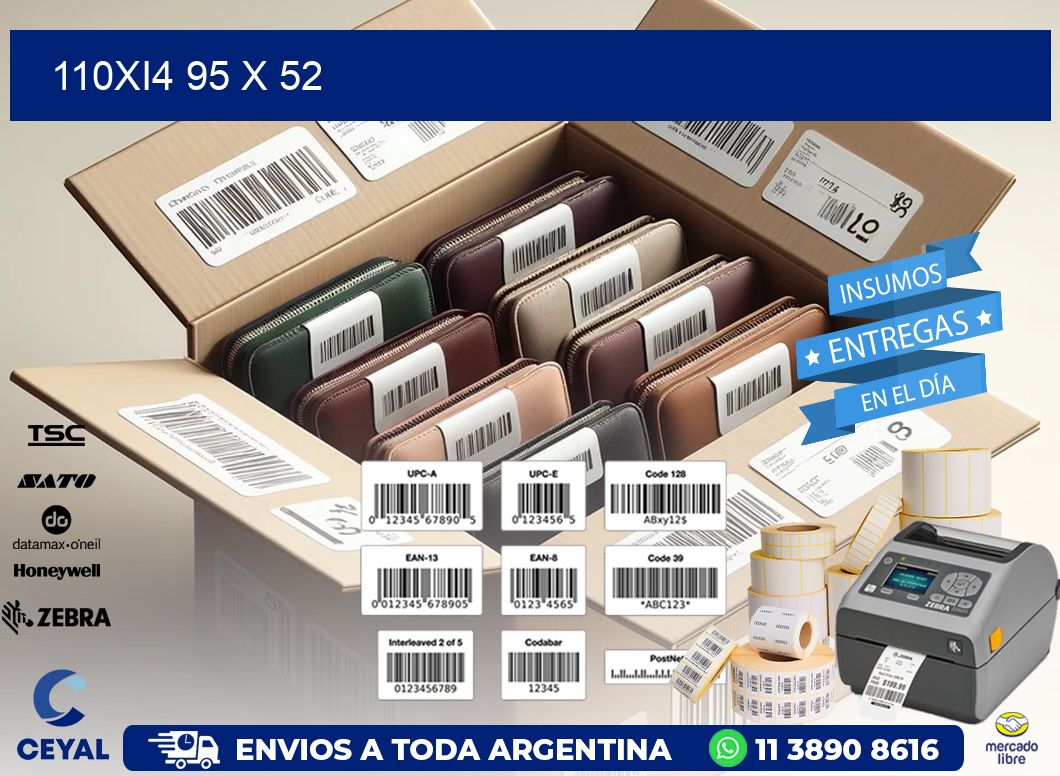 110Xi4 95 x 52