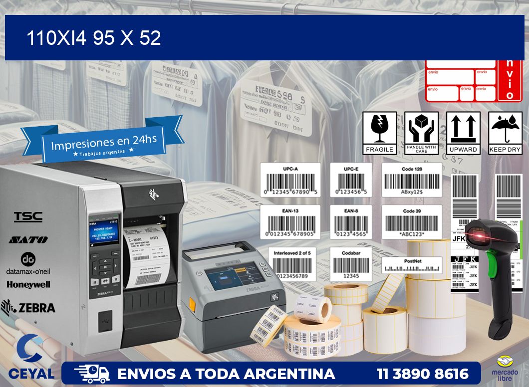 110Xi4 95 x 52
