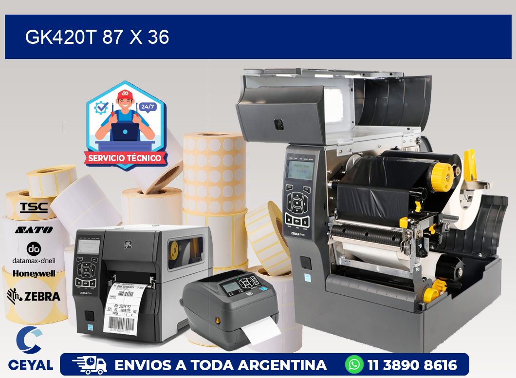GK420T 87 x 36