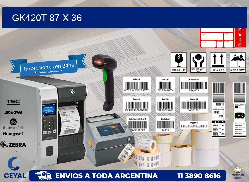 GK420T 87 x 36