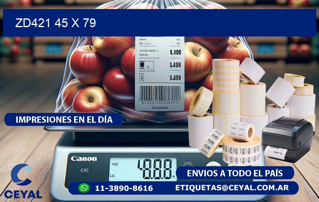 ZD421 45 x 79
