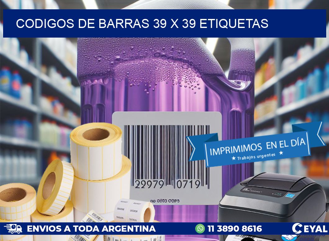 codigos de barras 39 x 39 etiquetas