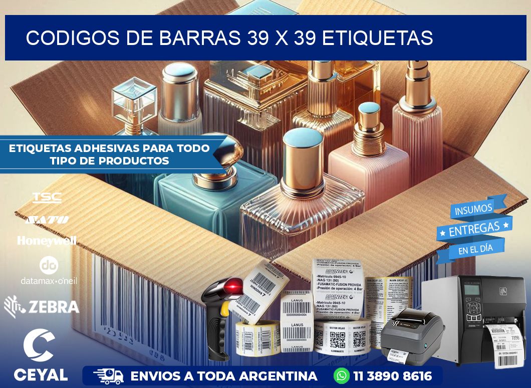 codigos de barras 39 x 39 etiquetas
