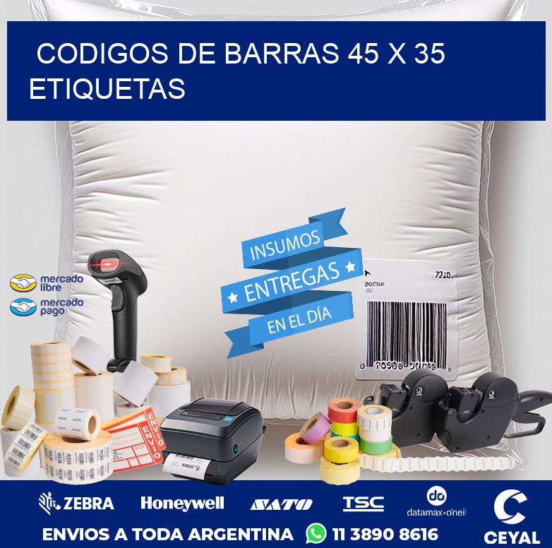 codigos de barras 45 x 35 etiquetas