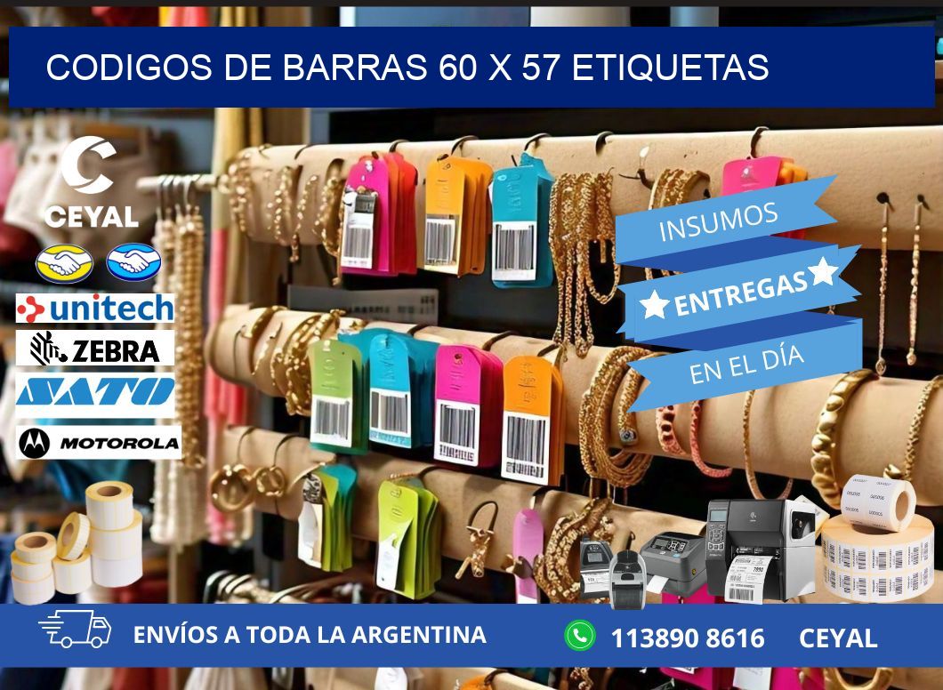 codigos de barras 60 x 57 etiquetas