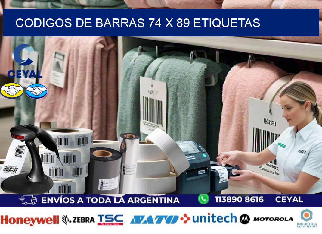 codigos de barras 74 x 89 etiquetas