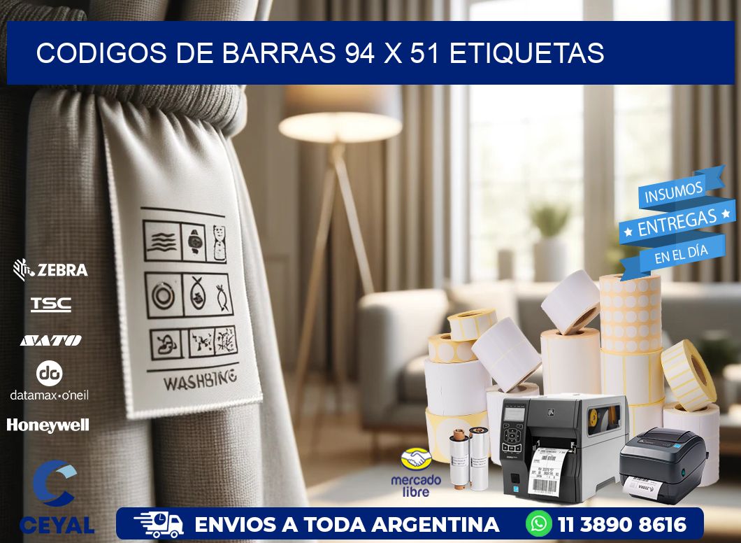 codigos de barras 94 x 51 etiquetas