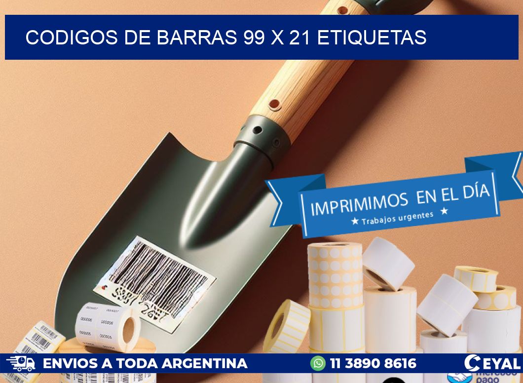 codigos de barras 99 x 21 etiquetas