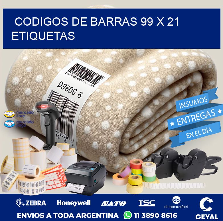codigos de barras 99 x 21 etiquetas