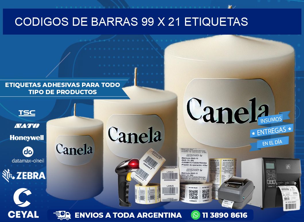 codigos de barras 99 x 21 etiquetas