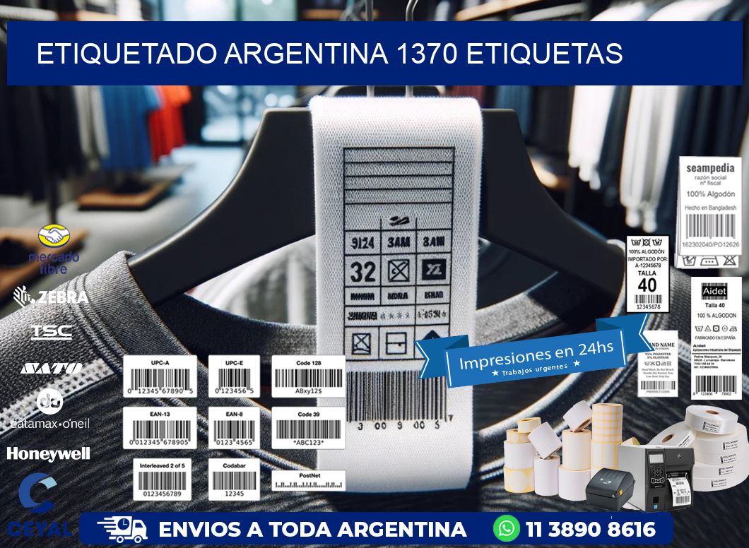 etiquetado argentina 1370 etiquetas