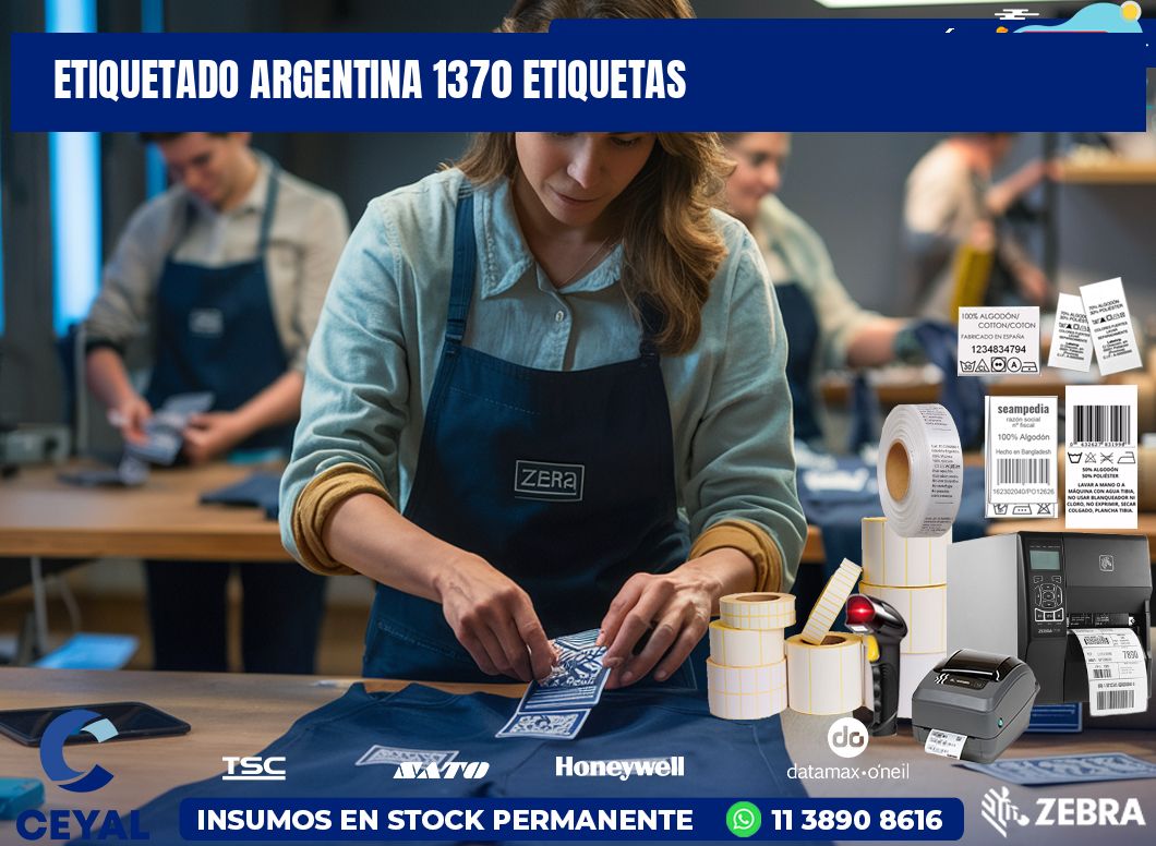 etiquetado argentina 1370 etiquetas
