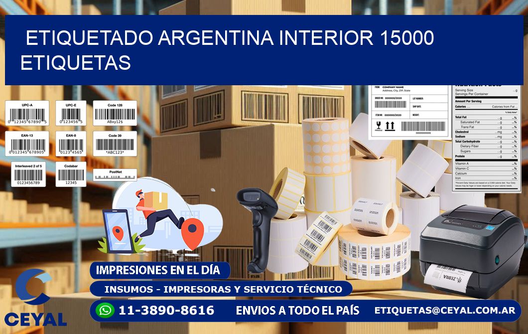 etiquetado argentina interior 15000 etiquetas