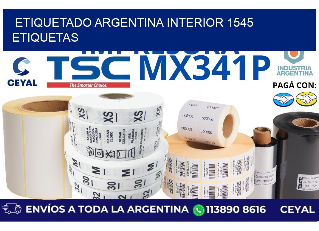 etiquetado argentina interior 1545 etiquetas