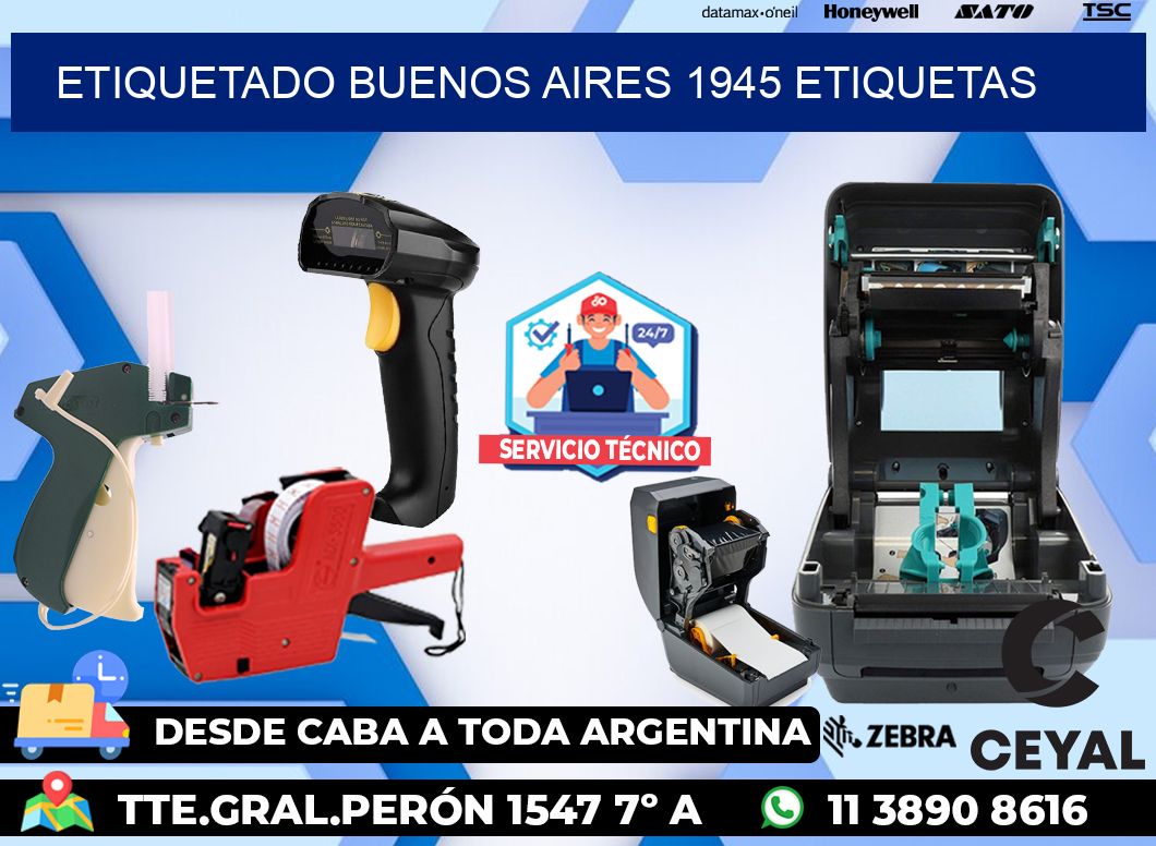 etiquetado buenos aires 1945 etiquetas