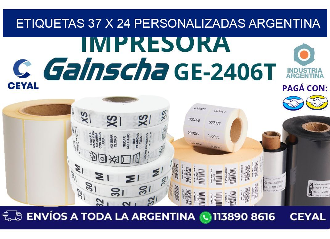 etiquetas 37 x 24 personalizadas argentina