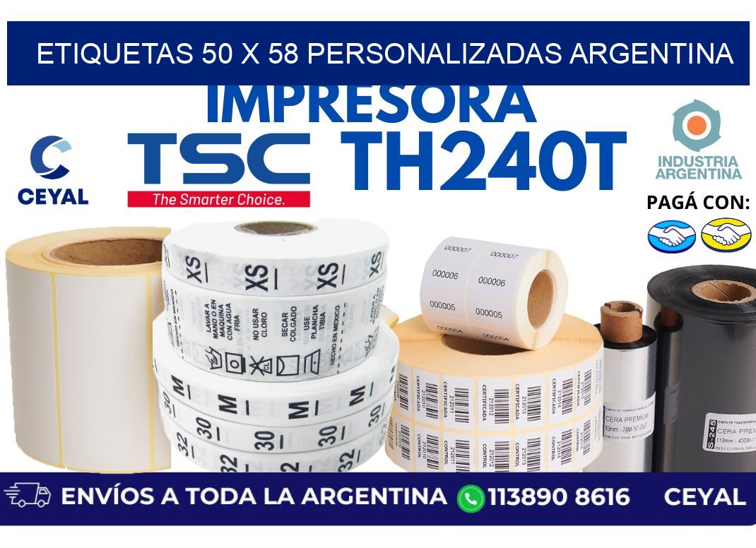 etiquetas 50 x 58 personalizadas argentina