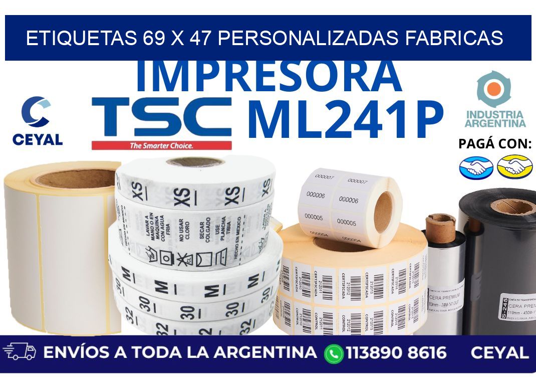 etiquetas 69 x 47 personalizadas fabricas