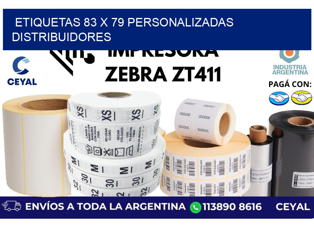 etiquetas 83 x 79 personalizadas distribuidores