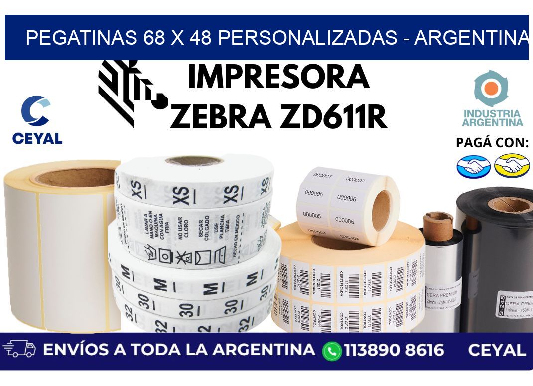 pegatinas 68 x 48 personalizadas - Argentina