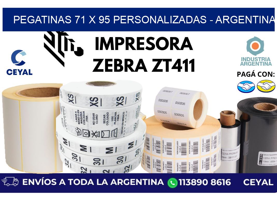 pegatinas 71 x 95 personalizadas – Argentina