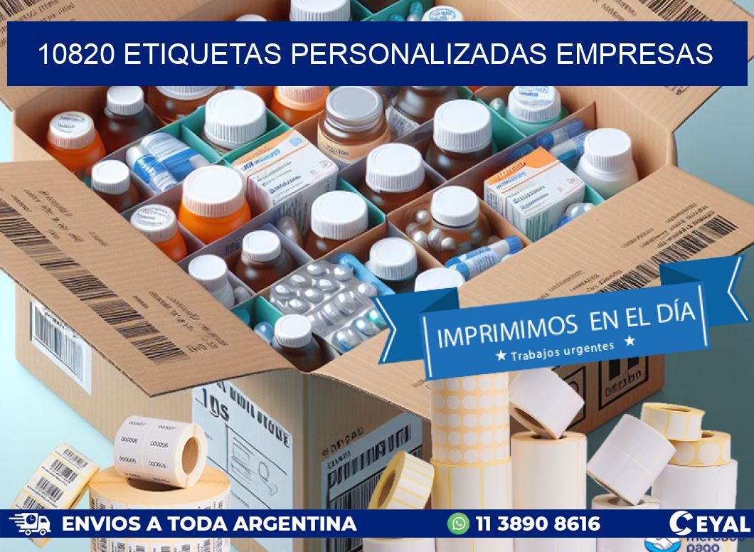 10820 Etiquetas personalizadas empresas