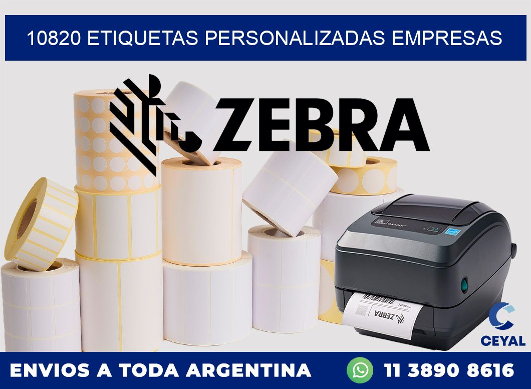 10820 Etiquetas personalizadas empresas