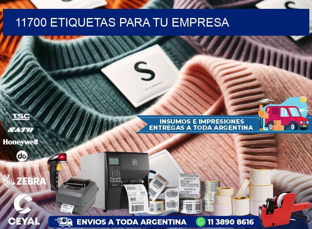 11700 etiquetas para tu empresa