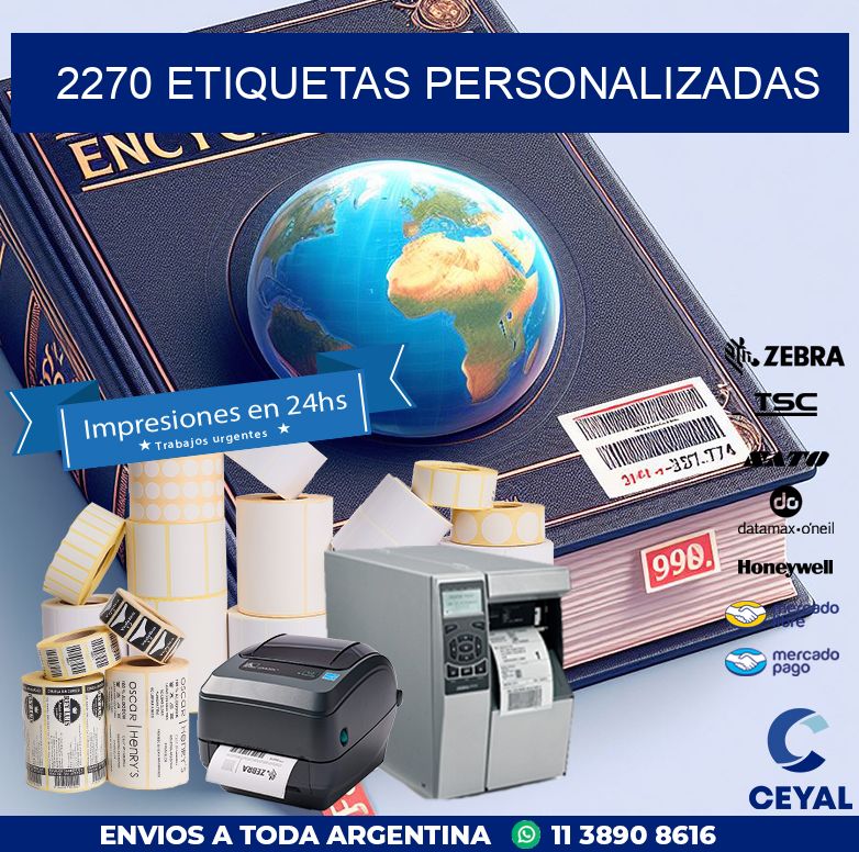 2270 Etiquetas personalizadas