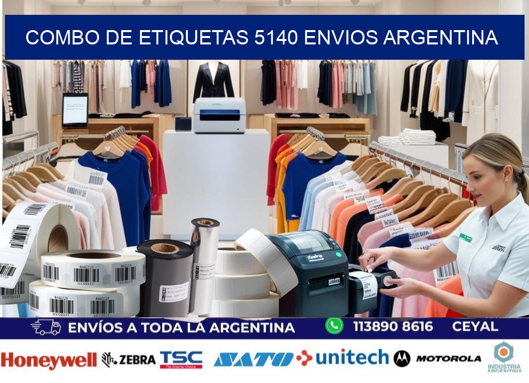 Combo de etiquetas 5140 ENVIOS ARGENTINA