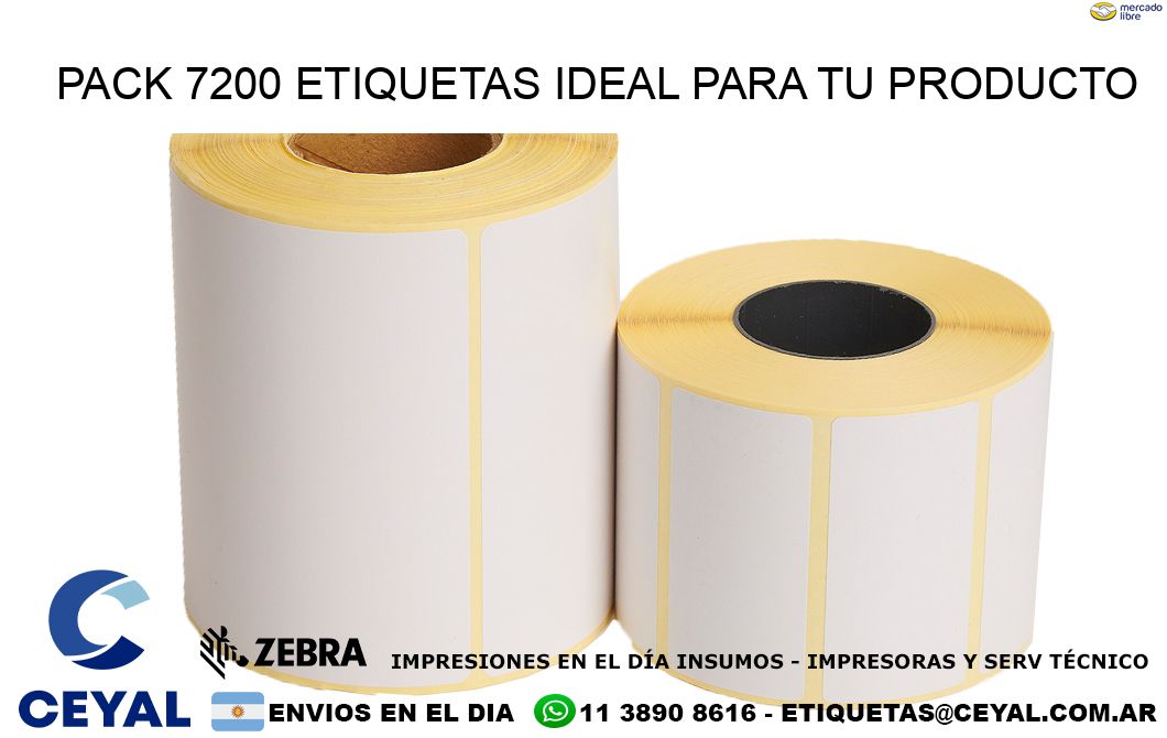 Pack 7200 etiquetas ideal para tu producto