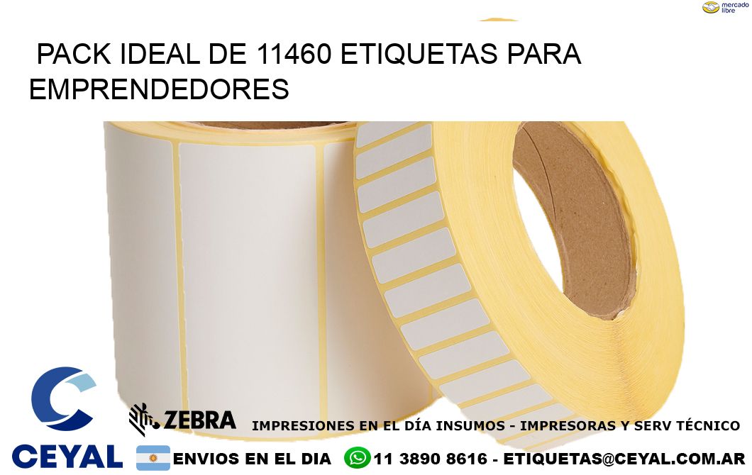 Pack ideal de 11460 etiquetas para emprendedores