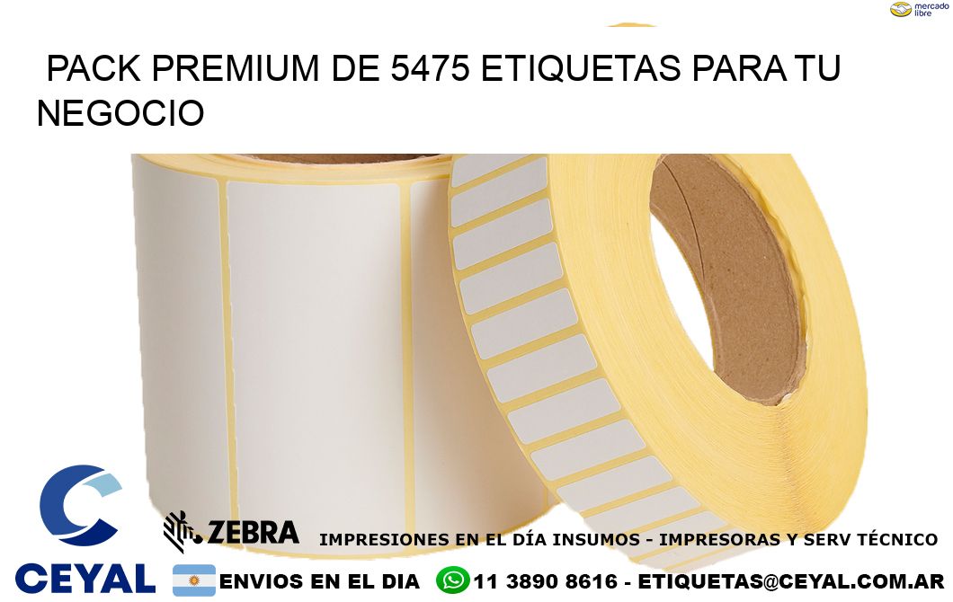 Pack premium de 5475 etiquetas para tu negocio
