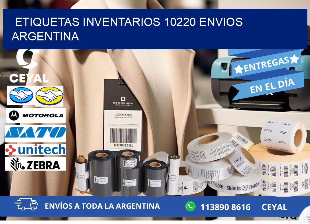 etiquetas inventarios 10220 ENVIOS ARGENTINA