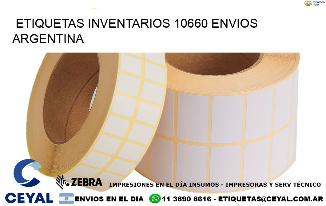 etiquetas inventarios 10660 ENVIOS ARGENTINA