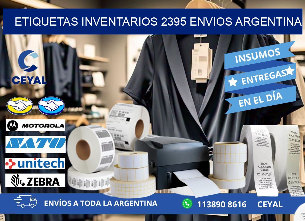 etiquetas inventarios 2395 ENVIOS ARGENTINA